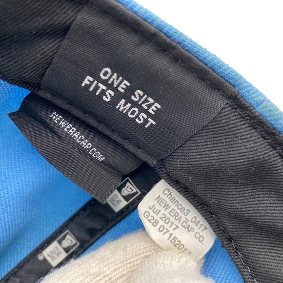 Chance the Rapper 3 New Era Cap Hat Snapback Authentic Blue White Limited - Picture 8 of 9